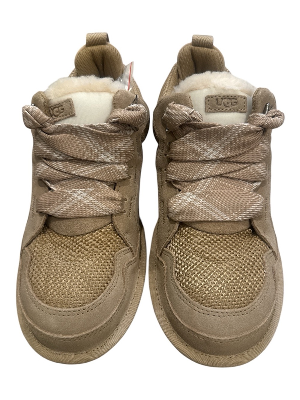UGG Lowmel Women's Sand / Tan Suede Lace-Up Sneaker Boot. Size 6 - Picture 2 of 9
